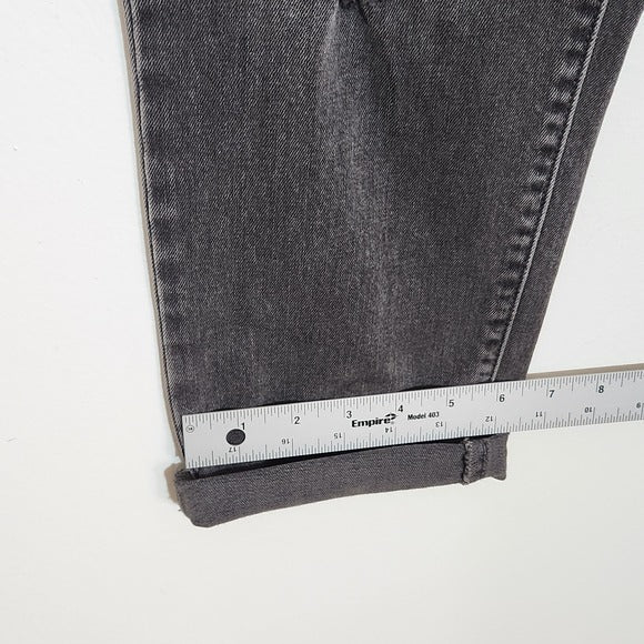 Levi’s Gray Washed Cropped Boyfriend Jeans Size 30
