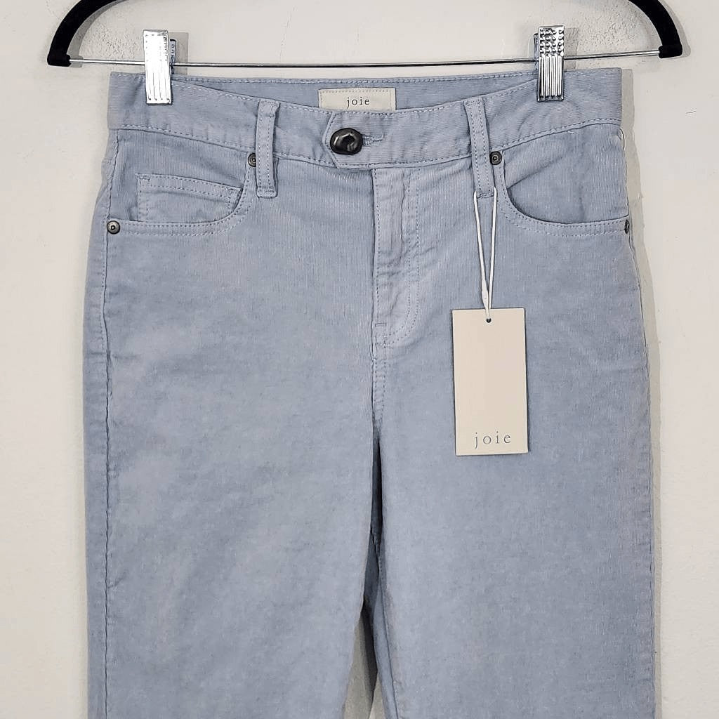 Joie Light Blue Corduroy Pants NWT Size 0 Joie Blue Corduroy Ankle Pants