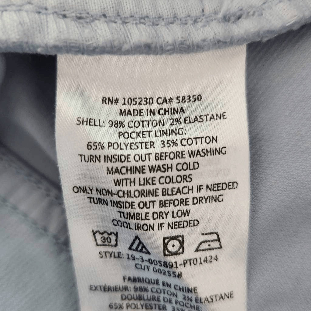 Joie Light Blue Corduroy Pants NWT Size 0 Joie Blue Corduroy Ankle Pants