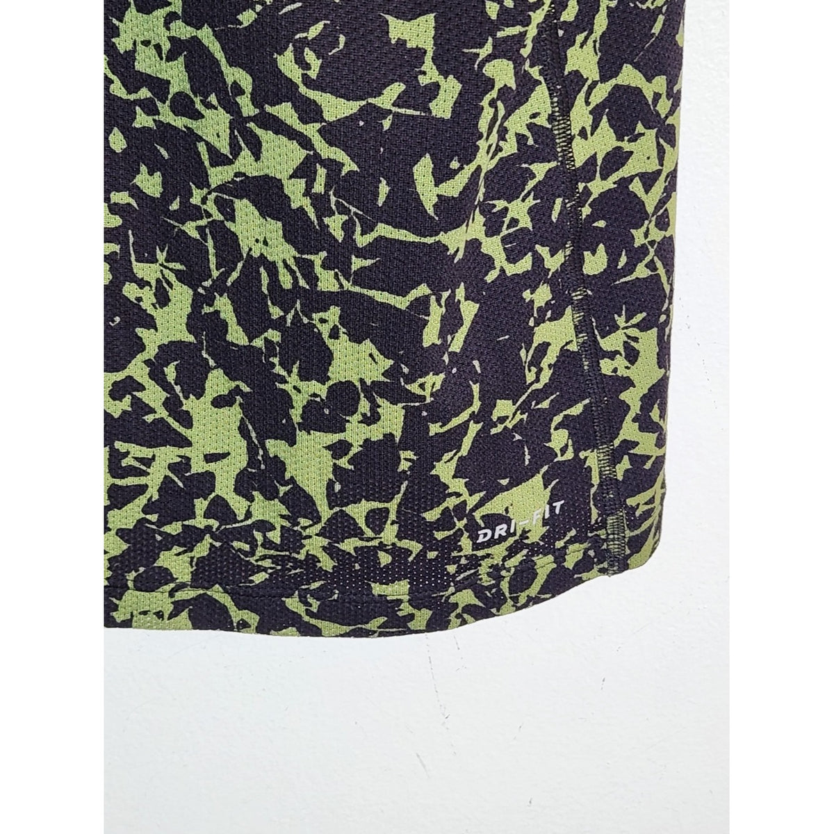 Nike Green and Black Print Performance Running Tee Size 1X