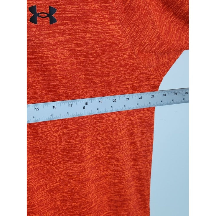 Under Armour Mens Orange Quarter Zip Pullover Size XL NWT Flaw