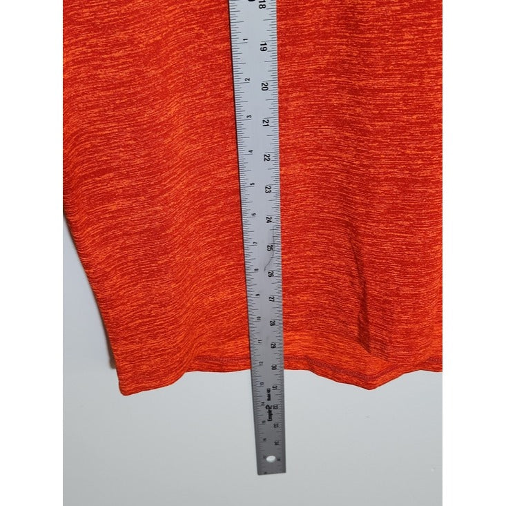 Under Armour Mens Orange Quarter Zip Pullover Size XL NWT Flaw