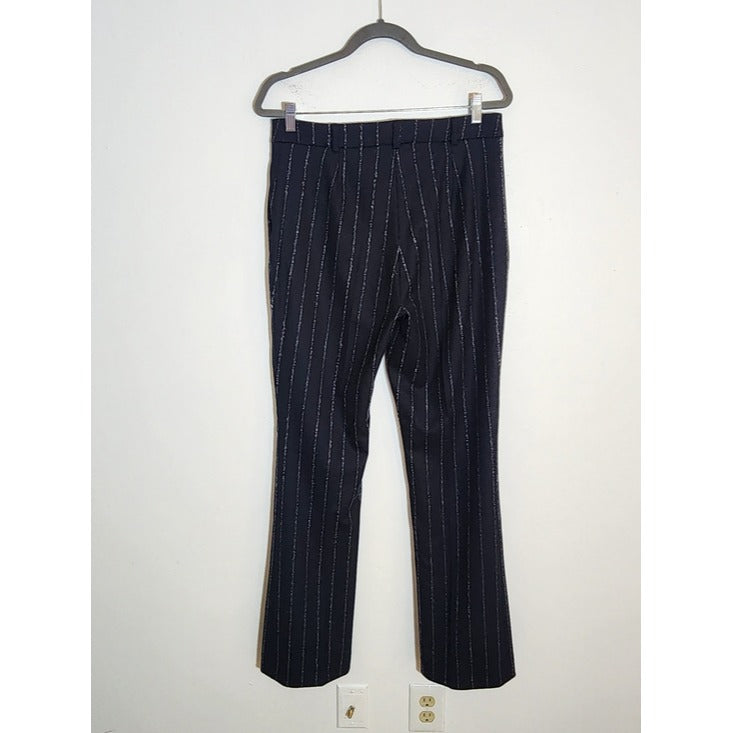 The Fold Womens Black Wool Blend Dress Pants Size 12