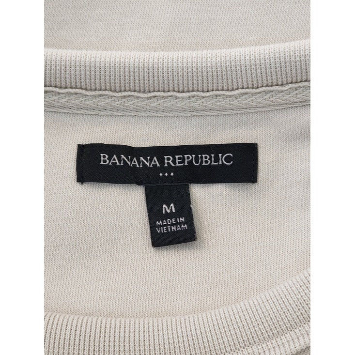 Banana Republic Womens Cream Sweatshirt Size Medium