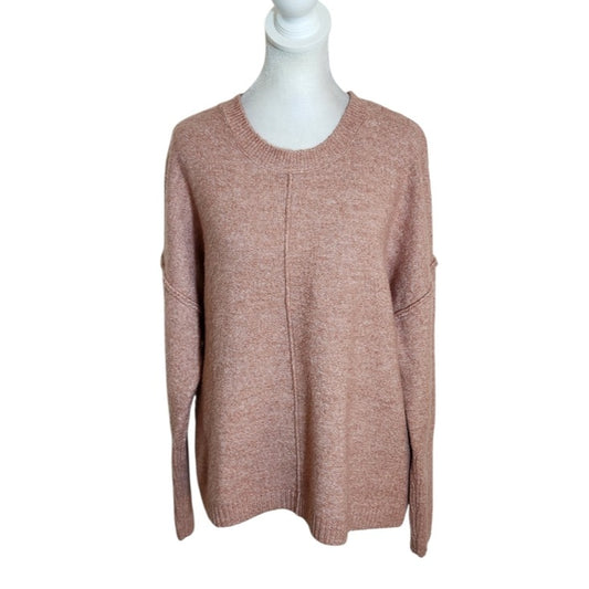 Legendary Outfitters Womens Fuzzy Heather Pink Sweater Size XL