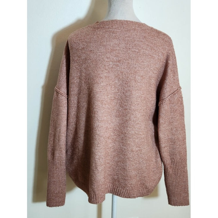 Legendary Outfitters Womens Fuzzy Heather Pink Sweater Size XL