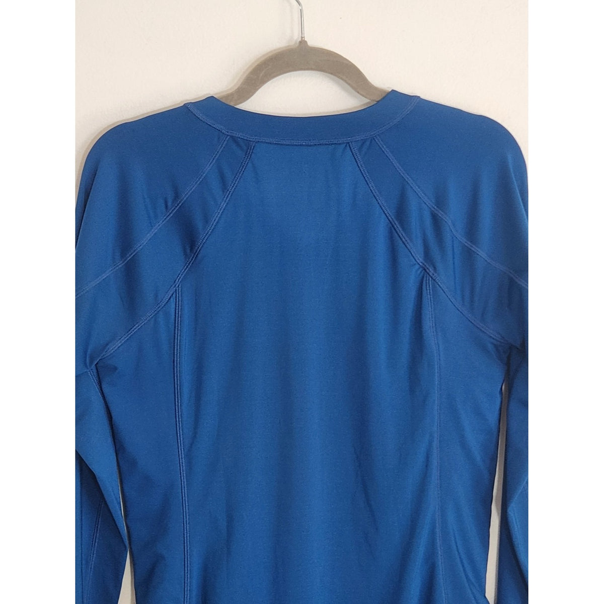 Athleta Blue Long Sleeve One Piece Swimwear Rash Guard Size Large