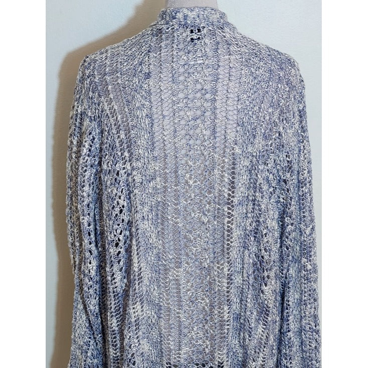 Lane Bryant Blue Open Front Lightweight Cardigan Size 22/24