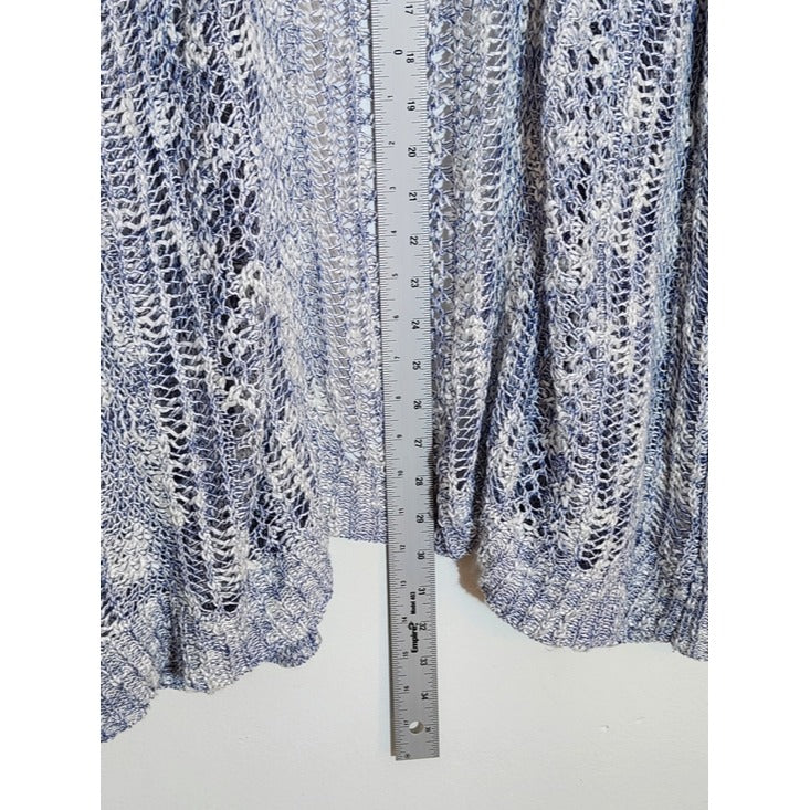Lane Bryant Blue Open Front Lightweight Cardigan Size 22/24