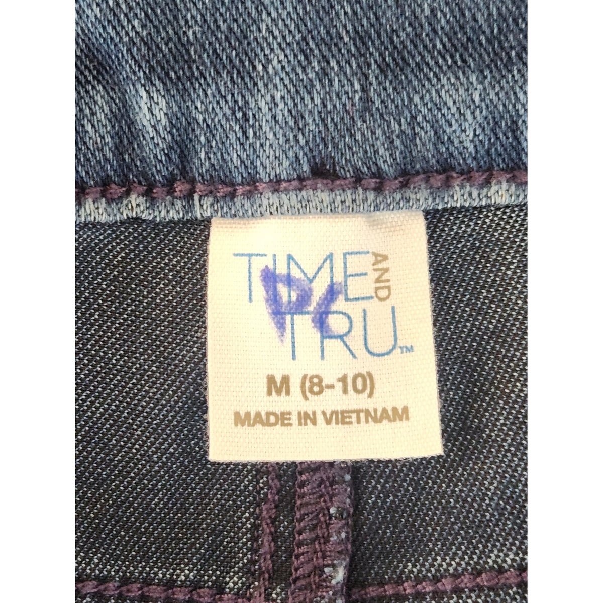 Time and Tru Medium Wash High-Rise Pull-On Stretch Jeggings NWT Size Medium