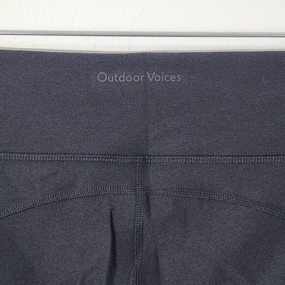 Outdoor Voices Black Athletic Shorts NWT Size XS Black Bike Shorts