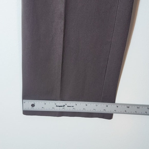 Nic + Zoe Gray Straight-Leg Dress Pants Size 10 Gray Women's Trousers