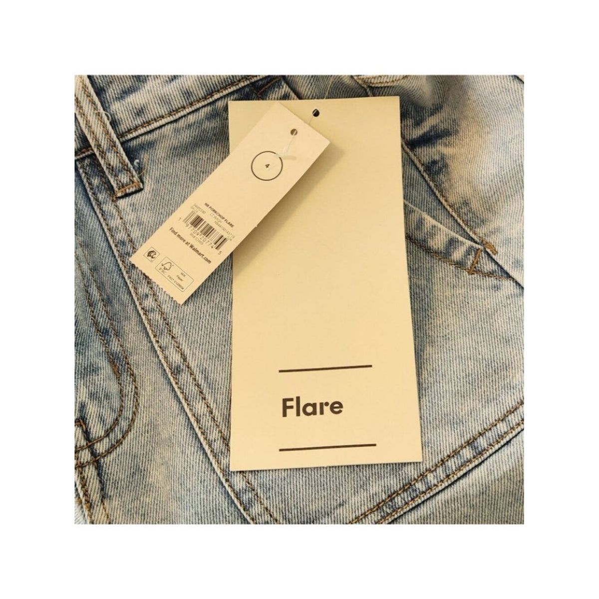 No Boundaries Light Wash Flare Leg Jeans NWT Size 4