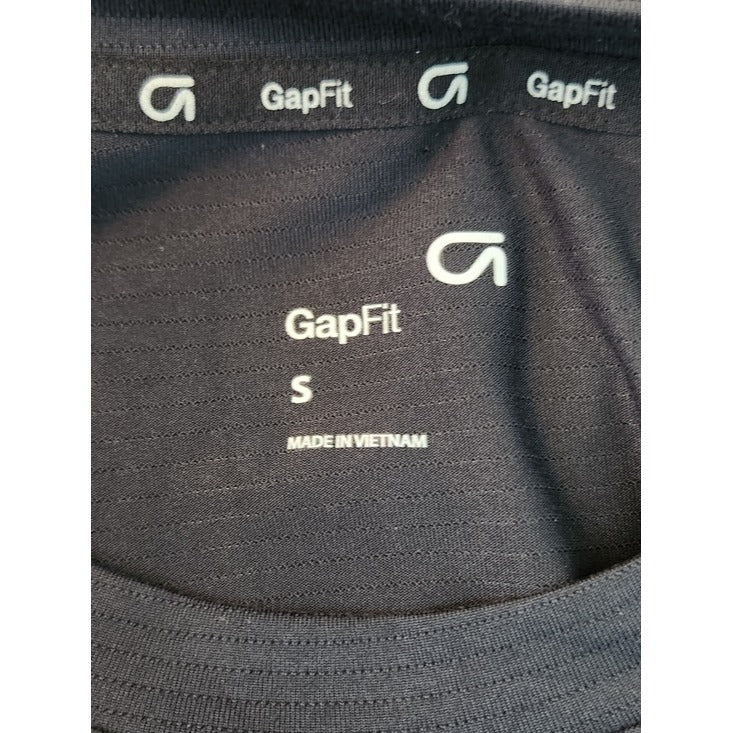 Gap Fit Black Athletic Tee Size Small NWOT