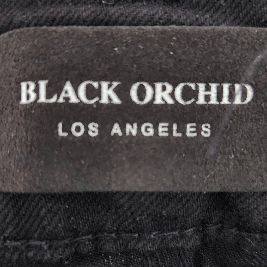 Black Orchid Black Distressed Jean Shorts NWT Size 29 Cut-Off Black Denim Shorts