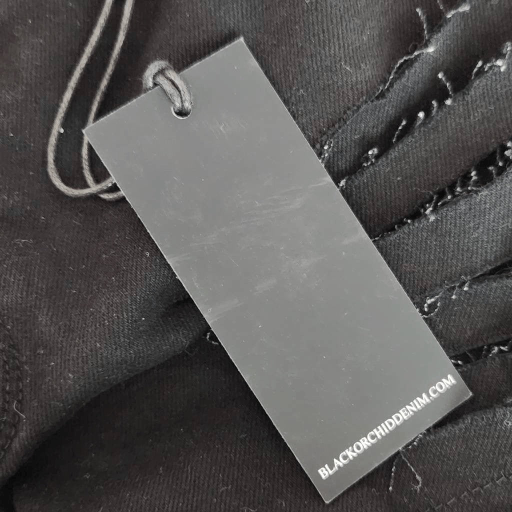 Black Orchid Black Distressed Jean Shorts NWT Size 29 Cut-Off Black Denim Shorts