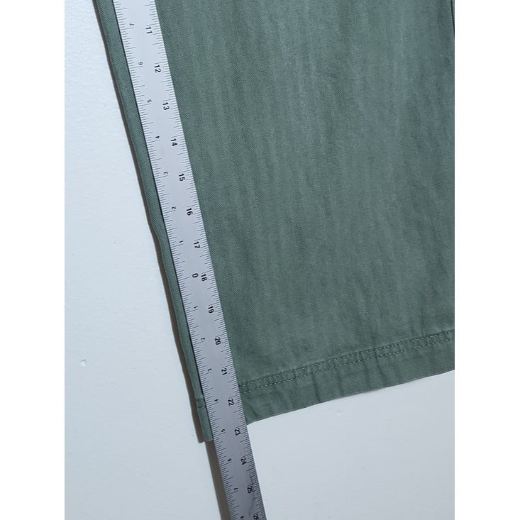Wishlist Army Green Cropped Wide Leg Pants Size Large