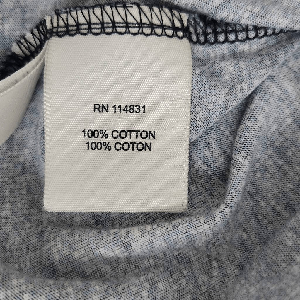 WRK Work Rest Karma Blue Short Sleeve Top Size Large Short Sleeve Henley Top