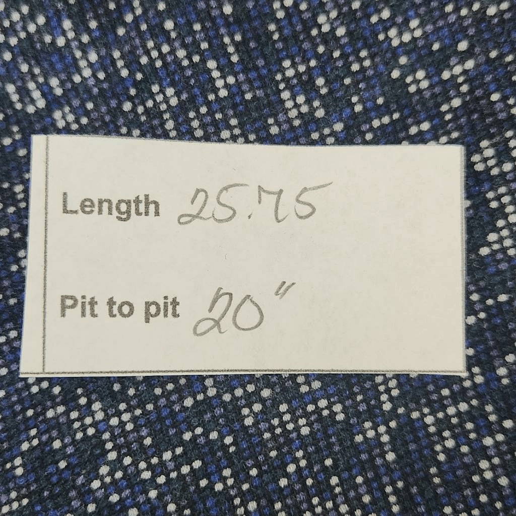 WRK Work Rest Karma Blue Short Sleeve Top Size Large Short Sleeve Henley Top