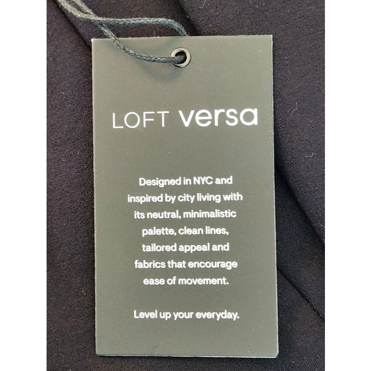 LOFT Black Curvy Bootcut Dress Pants Size 12 NWT
