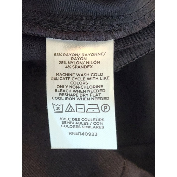 LOFT Black Curvy Bootcut Dress Pants Size 12 NWT