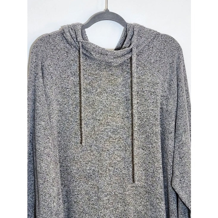 Torrid Heather Gray Textured Hoodie Pullover Size 4X
