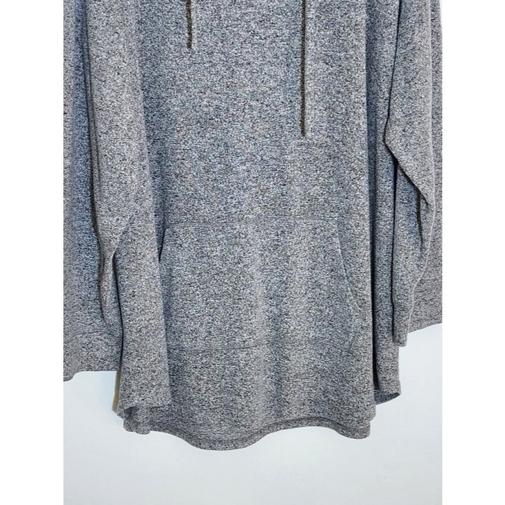 Torrid Heather Gray Textured Hoodie Pullover Size 4X