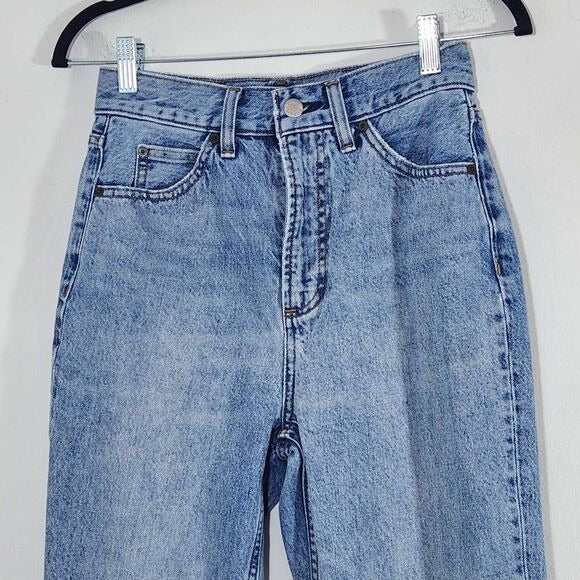 Denim Forum Cropped Straight Leg Jeans Size 24