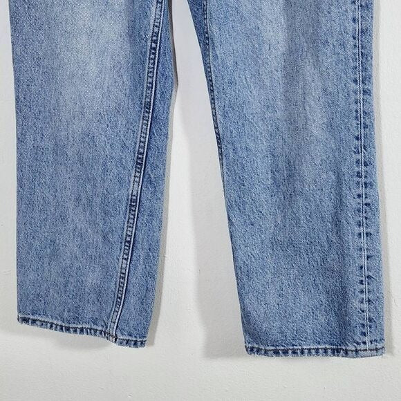 Denim Forum Cropped Straight Leg Jeans Size 24