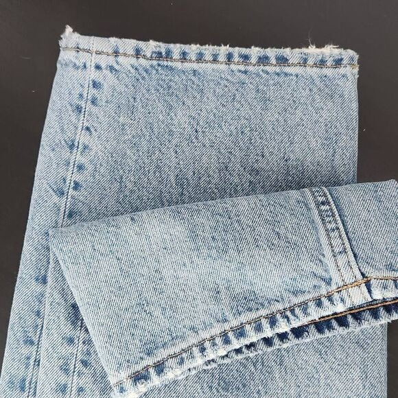 Denim Forum Cropped Straight Leg Jeans Size 24