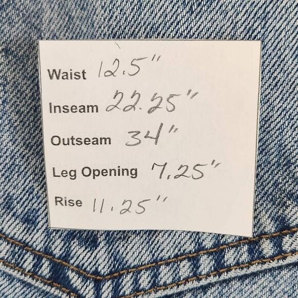 Denim Forum Cropped Straight Leg Jeans Size 24