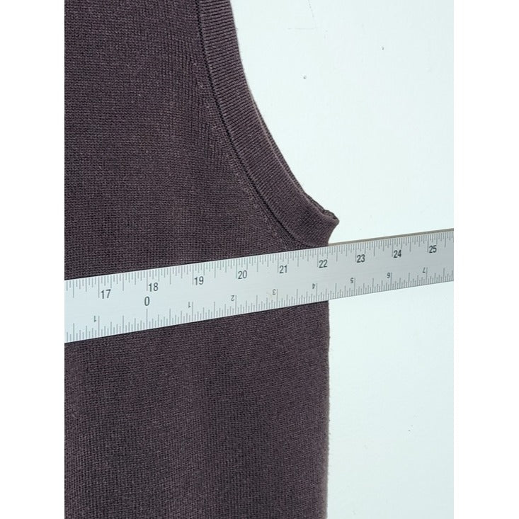 Gap Mens Brown V-Neck Sweater Vest Size XL NWT