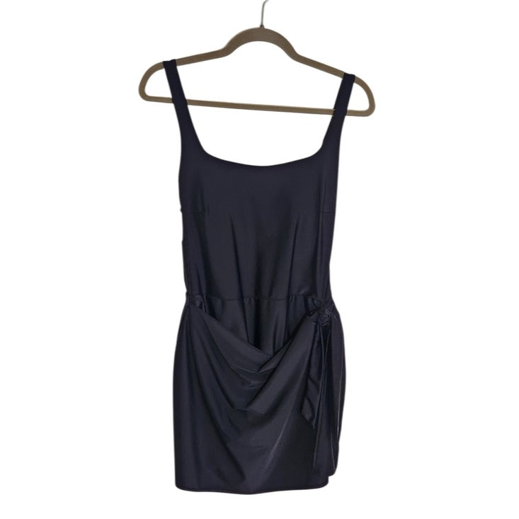 Time and Tru Black One Piece Swim Dress Size Medium