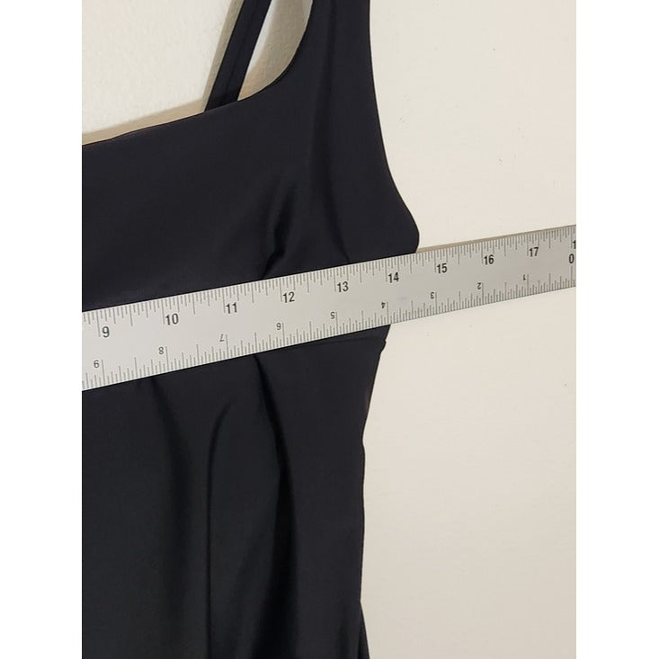Time and Tru Black One Piece Swim Dress Size Medium