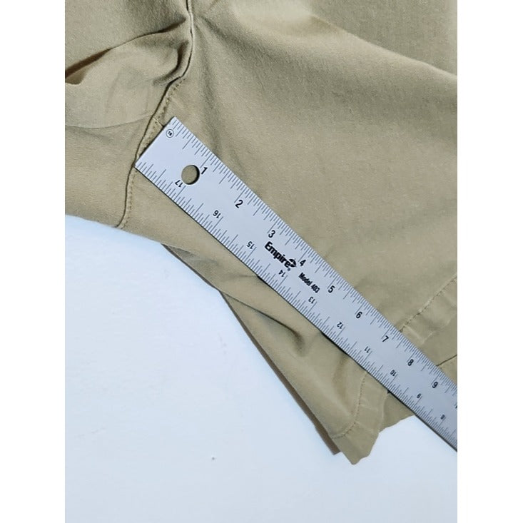 Club Room Khaki Flat Front Shorts Size 36