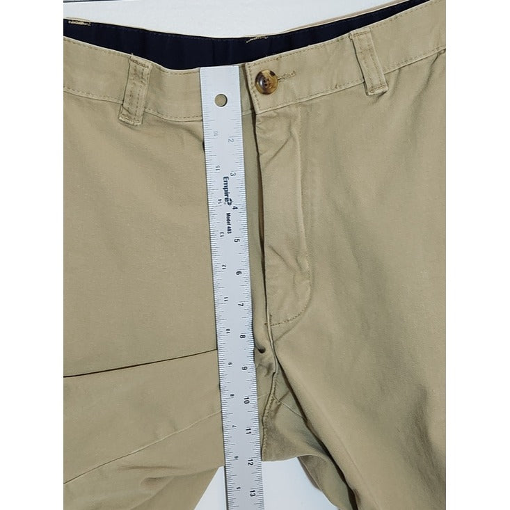 Club Room Khaki Flat Front Shorts Size 36