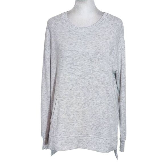 Green Tea Gray Sweatshirt Size Medium Heather Gray Pullover