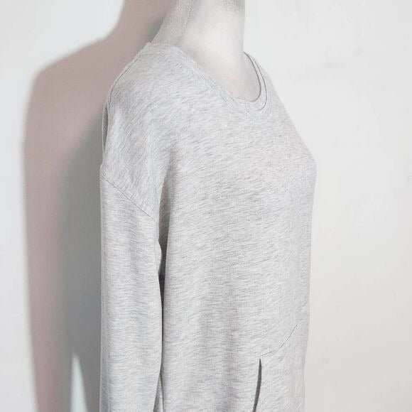 Green Tea Gray Sweatshirt Size Medium Heather Gray Pullover