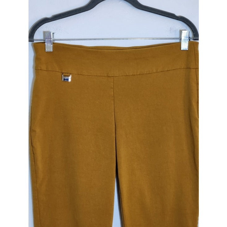 Alfani  Mustard Gold Pull-On Capri Pants Size 8