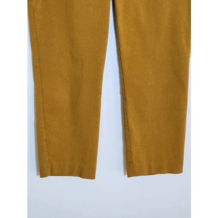 Alfani  Mustard Gold Pull-On Capri Pants Size 8