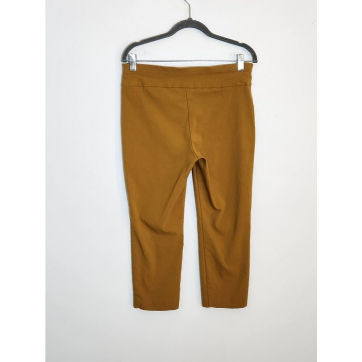Alfani  Mustard Gold Pull-On Capri Pants Size 8