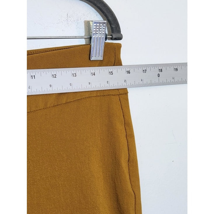Alfani  Mustard Gold Pull-On Capri Pants Size 8
