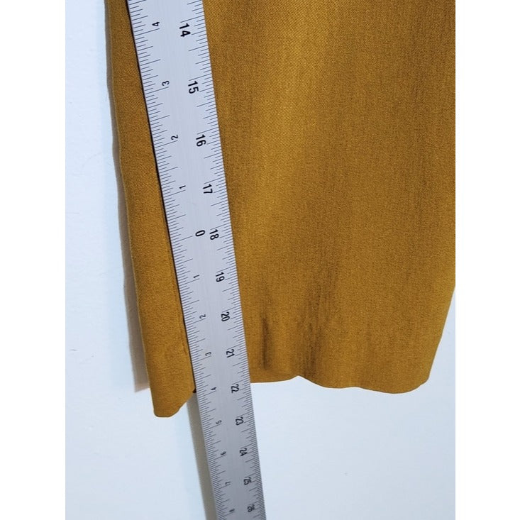 Alfani  Mustard Gold Pull-On Capri Pants Size 8