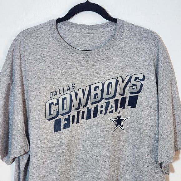 Dallas Cowboys Light Heather Gray Short Sleeve Tee Size 2XL