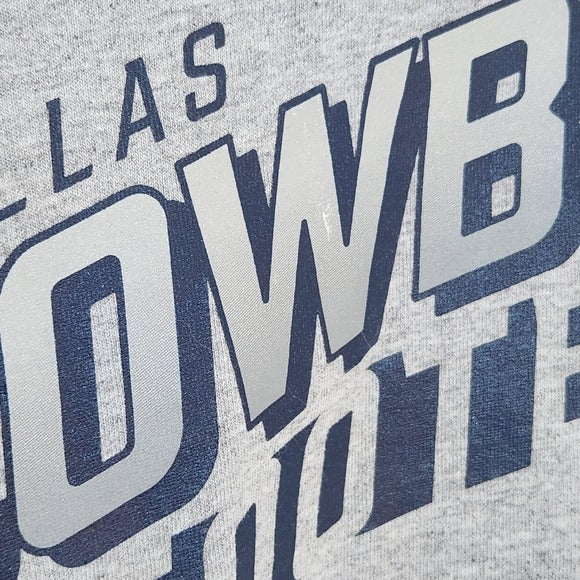 Dallas Cowboys Light Heather Gray Short Sleeve Tee Size 2XL