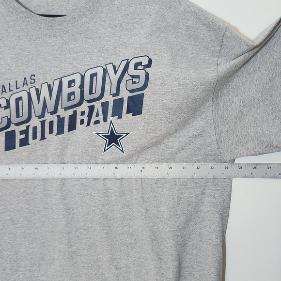 Dallas Cowboys Light Heather Gray Short Sleeve Tee Size 2XL