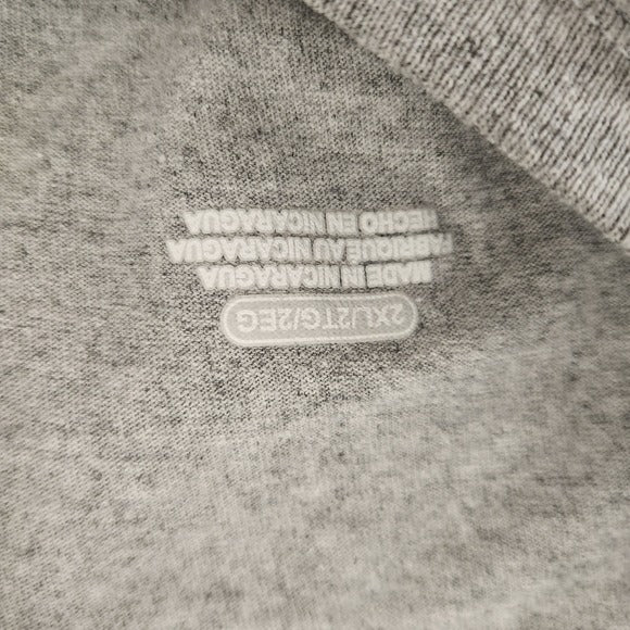 Dallas Cowboys Light Heather Gray Short Sleeve Tee Size 2XL