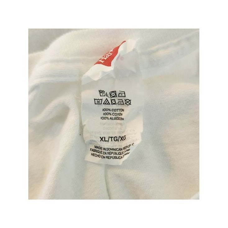 Hanes White Milagro Tequila Graphic T-Shirt Size XL
