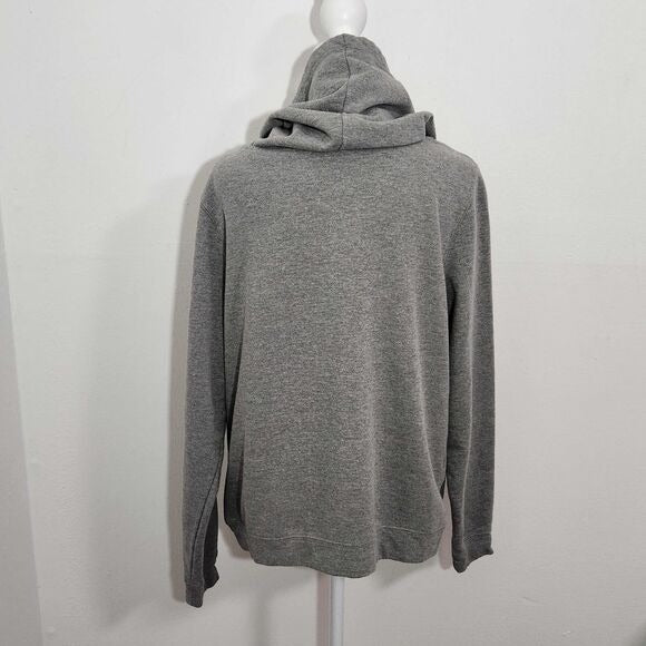 Auburn Tigers Sweatshirt with Funnel Neck Size Large Auburn Gray Sweatshirt