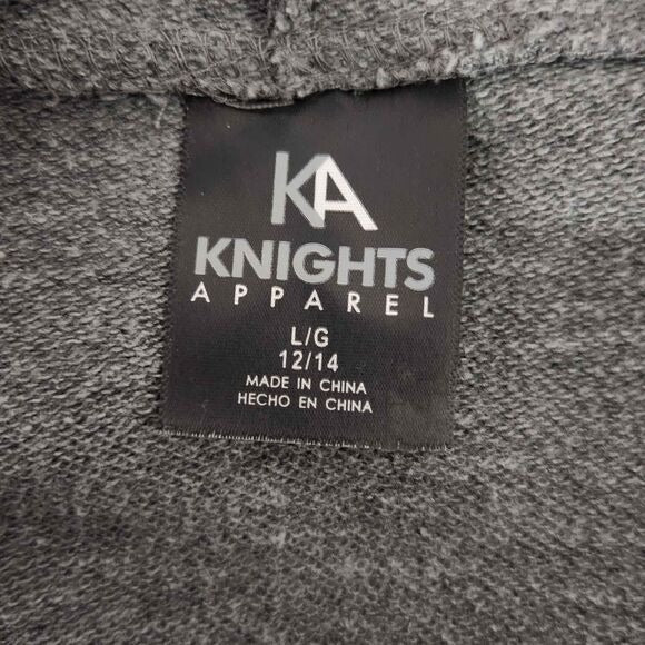 Auburn Tigers Sweatshirt with Funnel Neck Size Large Auburn Gray Sweatshirt